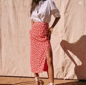 Floral Sezane Moisa Skirt